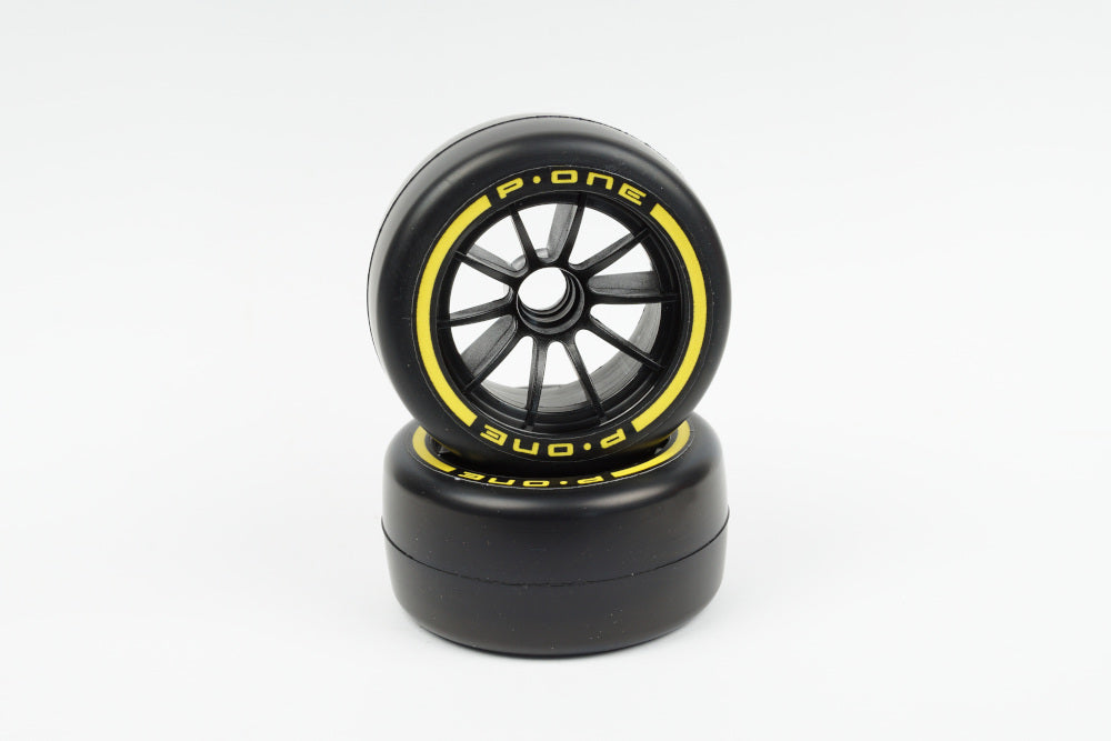 FRONT RUBBER TYRES FORMULA CAR 1/10